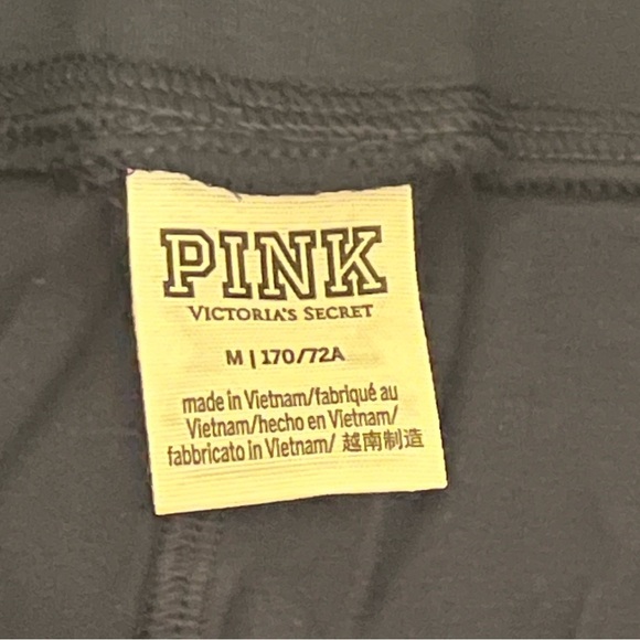 PINK Victoria’s Secret Blue Leggings Women’s Sz M Ankle Length New Without Tags - Picture 3 of 5